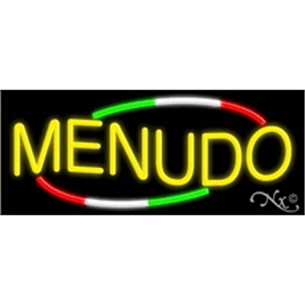 13" x 32" x 3" neon sign, mounted on an unbreakable... from ASI 30442 Above & Beyond Advertising Products / PromoAdLine