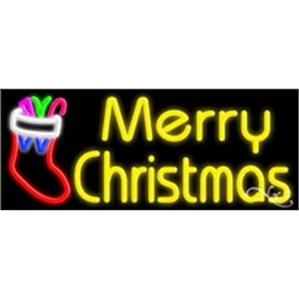 13" x 32" x 3" neon sign, mounted on an unbreakable... from ASI 30442 Above & Beyond Advertising Products / PromoAdLine