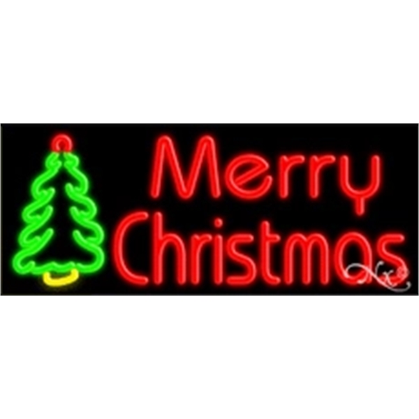 13" x 32" x 3" neon sign, mounted on an unbreakable... from ASI 30442 Above & Beyond Advertising Products / PromoAdLine