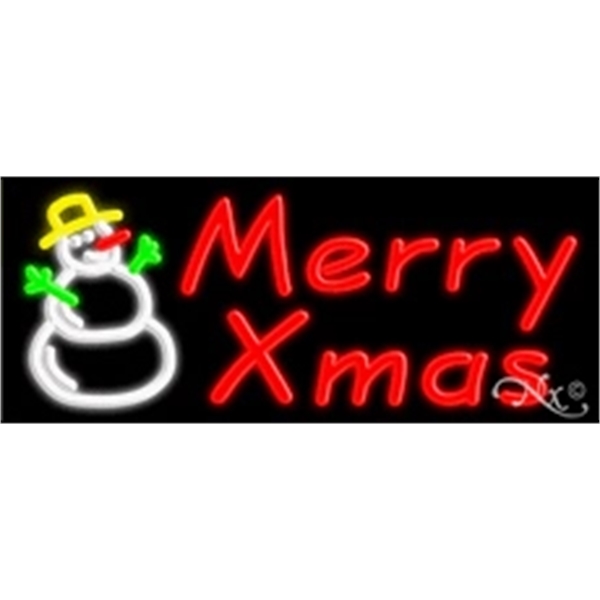 13" x 32" x 3" neon sign, mounted on an unbreakable... from ASI 30442 Above & Beyond Advertising Products / PromoAdLine