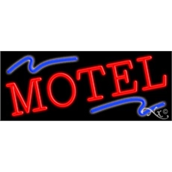 13" x 32" x 3" neon sign, mounted on an unbreakable... from ASI 30442 Above & Beyond Advertising Products / PromoAdLine