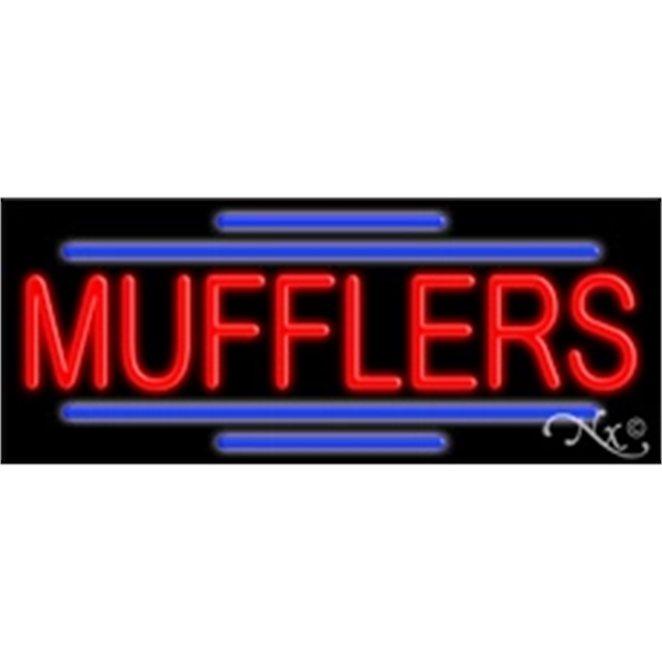 13" x 32" x 3" neon sign, mounted on an unbreakable... from ASI 30442 Above & Beyond Advertising Products / PromoAdLine