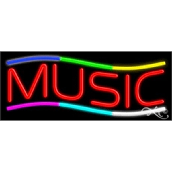 13" x 32" x 3" neon sign, mounted on an unbreakable... from ASI 30442 Above & Beyond Advertising Products / PromoAdLine