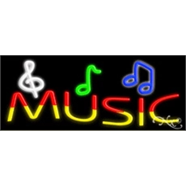 13" x 32" x 3" neon sign, mounted on an unbreakable... from ASI 30442 Above & Beyond Advertising Products / PromoAdLine