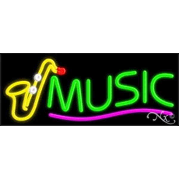 13" x 32" x 3" neon sign, mounted on an unbreakable... from ASI 30442 Above & Beyond Advertising Products / PromoAdLine