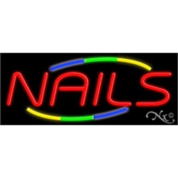 13" x 32" x 3" neon sign, mounted on an unbreakable... from ASI 30442 Above & Beyond Advertising Products / PromoAdLine