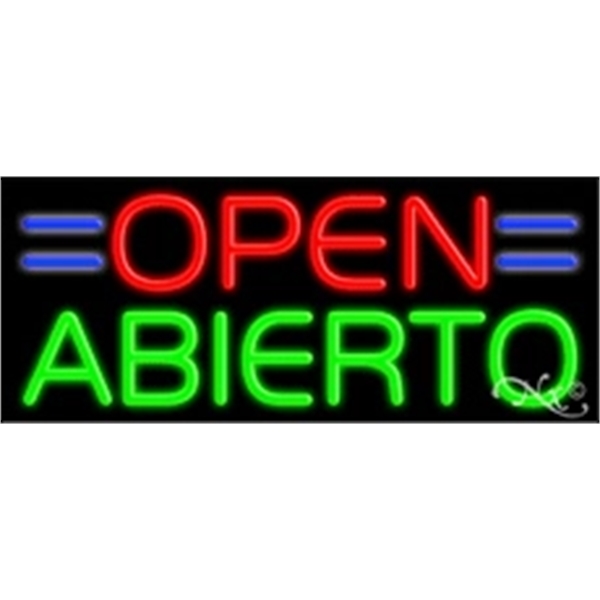 13" x 32" x 3" neon sign, mounted on an unbreakable... from ASI 30442 Above & Beyond Advertising Products / PromoAdLine