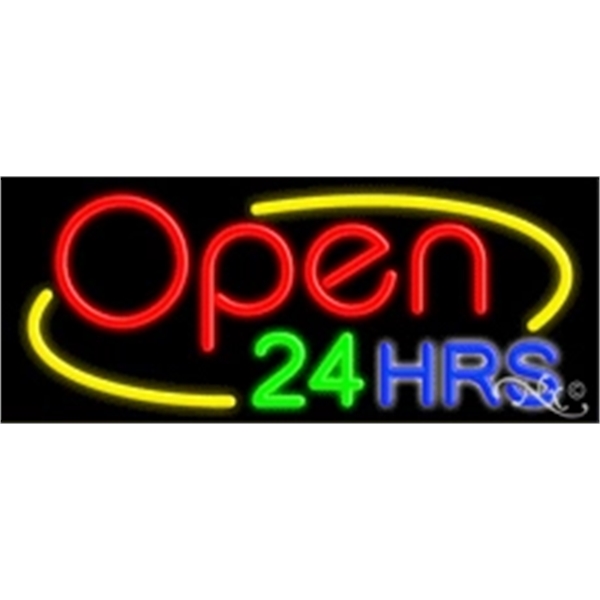 13" x 32" x 3" neon sign, mounted on an unbreakable... from ASI 30442 Above & Beyond Advertising Products / PromoAdLine