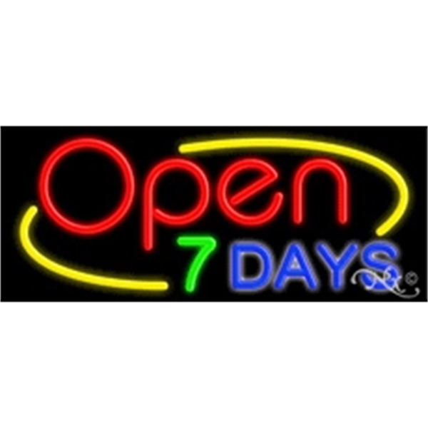 13" x 32" x 3" neon sign, mounted on an unbreakable... from ASI 30442 Above & Beyond Advertising Products / PromoAdLine