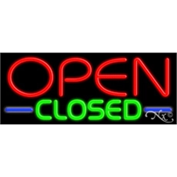 13" x 32" x 3" neon sign, mounted on an unbreakable... from ASI 30442 Above & Beyond Advertising Products / PromoAdLine