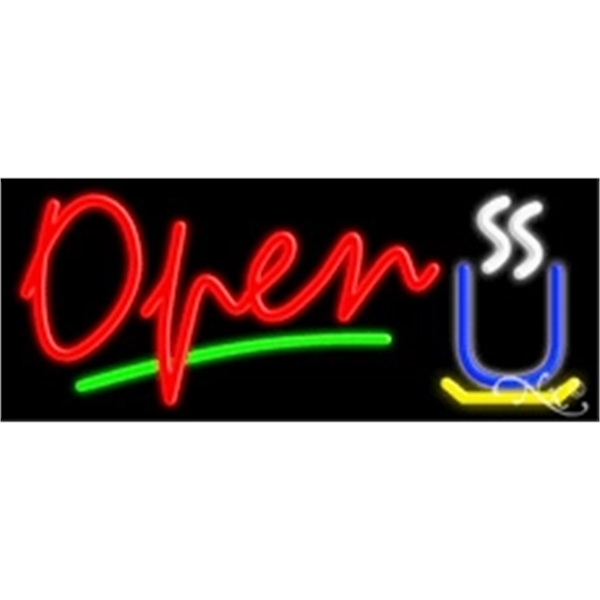 13" x 32" x 3" neon sign, mounted on an unbreakable... from ASI 30442 Above & Beyond Advertising Products / PromoAdLine