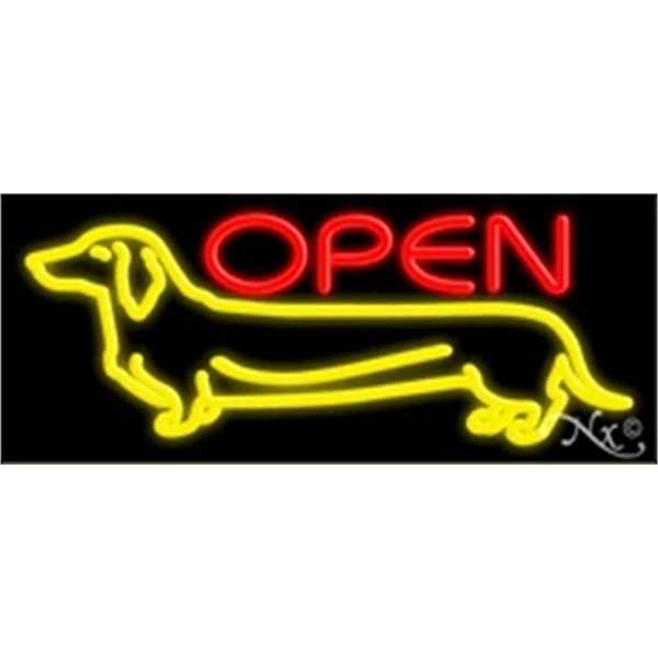 13" x 32" x 3" neon sign, mounted on an unbreakable... from ASI 30442 Above & Beyond Advertising Products / PromoAdLine