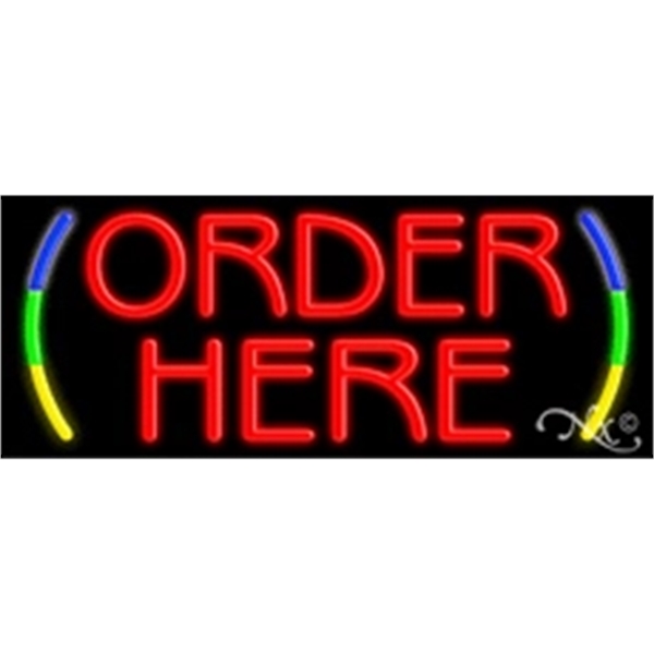 13" x 32" x 3" neon sign, mounted on an unbreakable... from ASI 30442 Above & Beyond Advertising Products / PromoAdLine