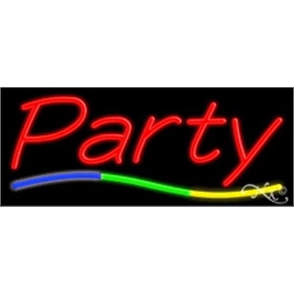 13" x 32" x 3" neon sign, mounted on an unbreakable... from ASI 30442 Above & Beyond Advertising Products / PromoAdLine