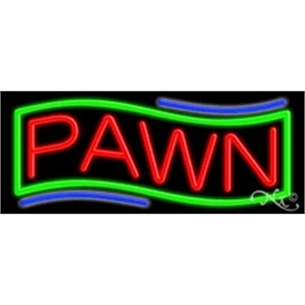 13" x 32" x 3" neon sign, mounted on an unbreakable... from ASI 30442 Above & Beyond Advertising Products / PromoAdLine