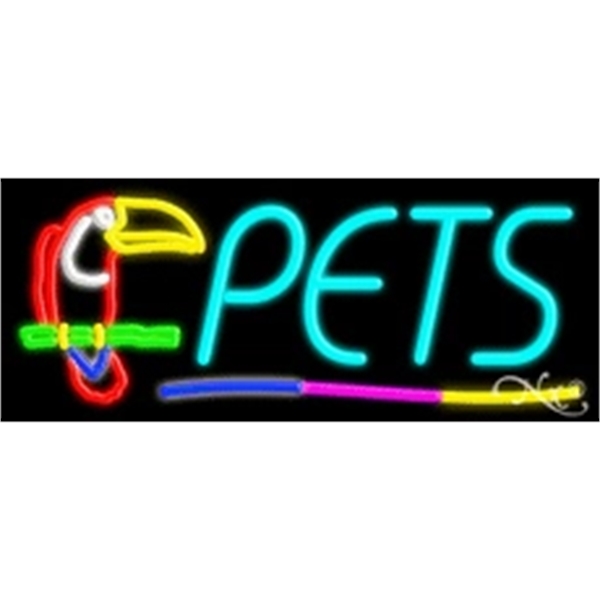 13" x 32" x 3" neon sign, mounted on an unbreakable... from ASI 30442 Above & Beyond Advertising Products / PromoAdLine