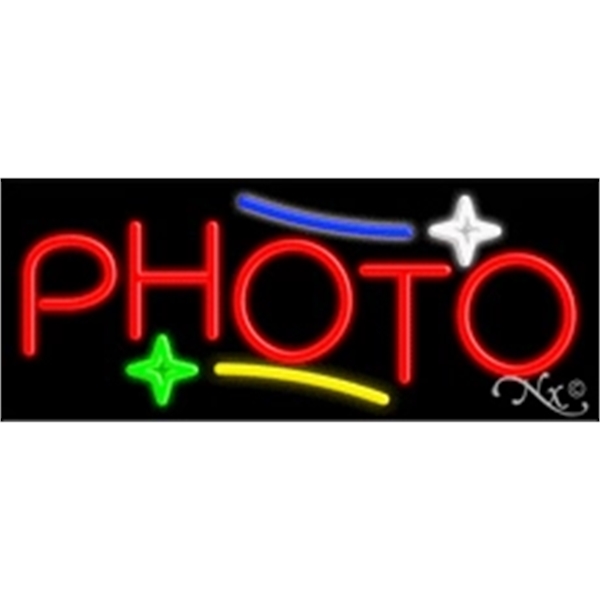 13" x 32" x 3" neon sign, mounted on an unbreakable... from ASI 30442 Above & Beyond Advertising Products / PromoAdLine