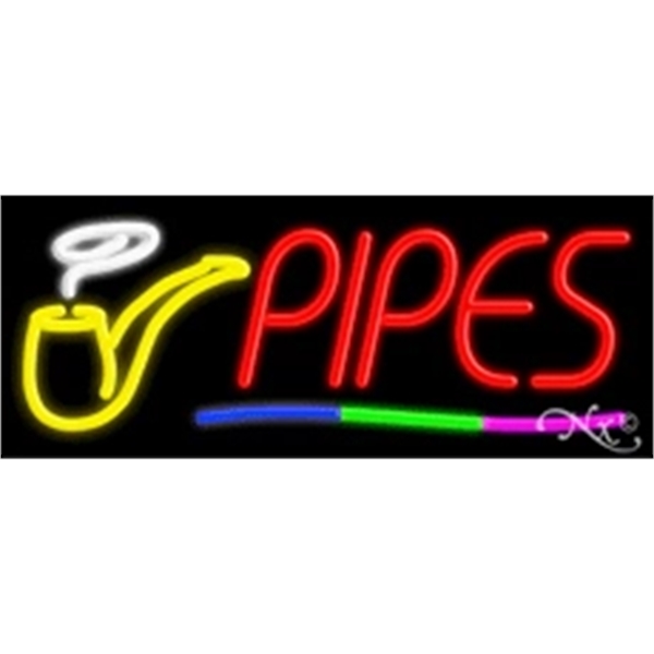 13" x 32" x 3" neon sign, mounted on an unbreakable... from ASI 30442 Above & Beyond Advertising Products / PromoAdLine