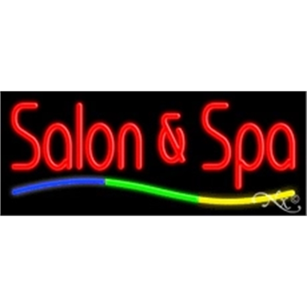 13" x 32" x 3" neon sign, mounted on an unbreakable... from ASI 30442 Above & Beyond Advertising Products / PromoAdLine