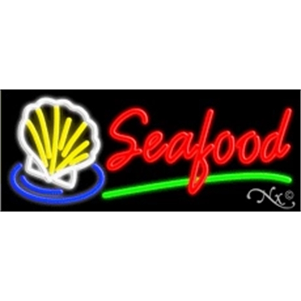 13" x 32" x 3" neon sign, mounted on an unbreakable... from ASI 30442 Above & Beyond Advertising Products / PromoAdLine