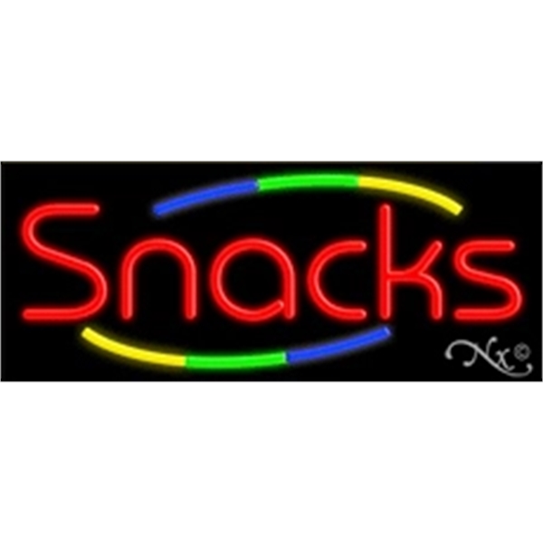 13" x 32" x 3" neon sign, mounted on an unbreakable... from ASI 30442 Above & Beyond Advertising Products / PromoAdLine