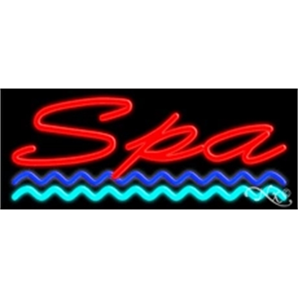 13" x 32" x 3" neon sign, mounted on an unbreakable... from ASI 30442 Above & Beyond Advertising Products / PromoAdLine