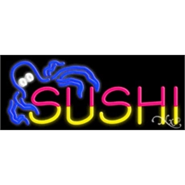 13" x 32" x 3" neon sign, mounted on an unbreakable... from ASI 30442 Above & Beyond Advertising Products / PromoAdLine