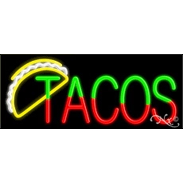 13" x 32" x 3" neon sign, mounted on an unbreakable... from ASI 30442 Above & Beyond Advertising Products / PromoAdLine