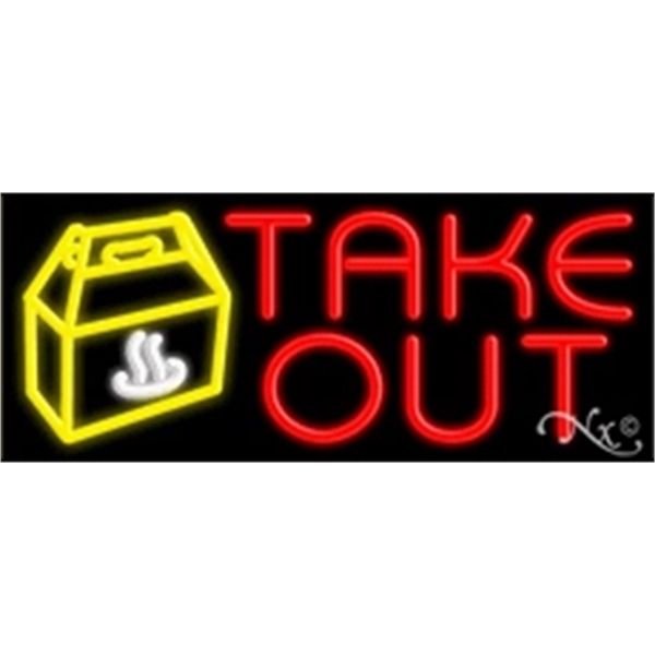 13" x 32" x 3" neon sign, mounted on an unbreakable... from ASI 30442 Above & Beyond Advertising Products / PromoAdLine