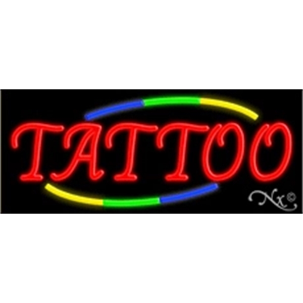 13" x 32" x 3" neon sign, mounted on an unbreakable... from ASI 30442 Above & Beyond Advertising Products / PromoAdLine