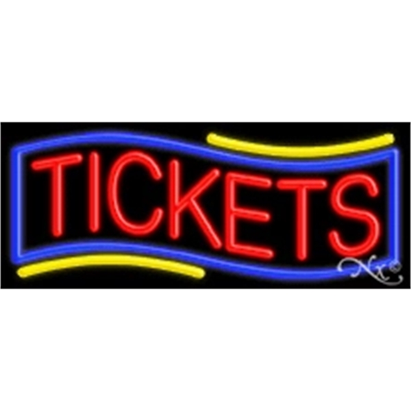 13" x 32" x 3" neon sign, mounted on an unbreakable... from ASI 30442 Above & Beyond Advertising Products / PromoAdLine