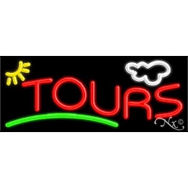 13" x 32" x 3" neon sign, mounted on an unbreakable... from ASI 30442 Above & Beyond Advertising Products / PromoAdLine