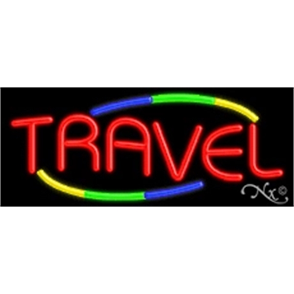 13" x 32" x 3" neon sign, mounted on an unbreakable... from ASI 30442 Above & Beyond Advertising Products / PromoAdLine