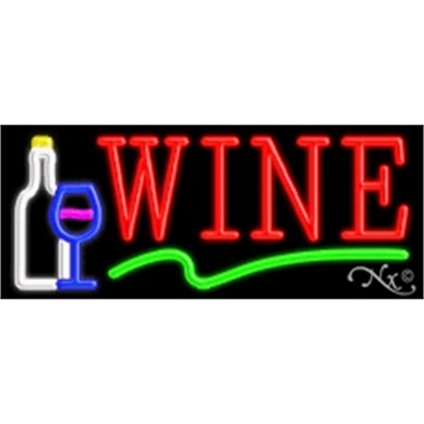 13" x 32" x 3" neon sign, mounted on an unbreakable... from ASI 30442 Above & Beyond Advertising Products / PromoAdLine