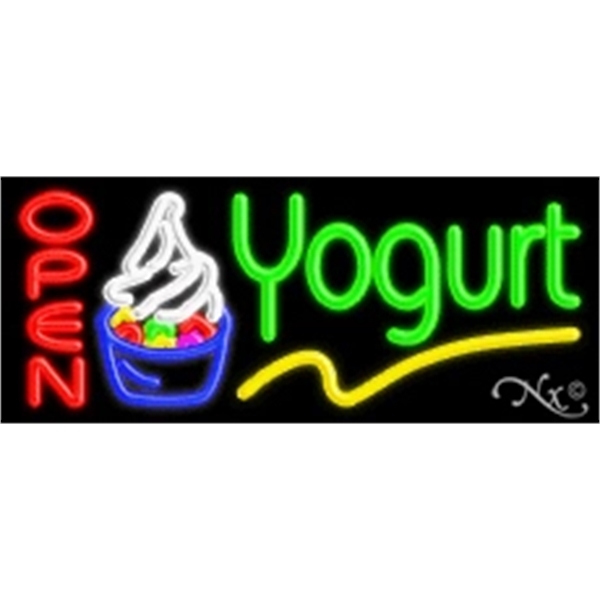 13" x 32" x 3" neon sign, mounted on an unbreakable... from ASI 30442 Above & Beyond Advertising Products / PromoAdLine