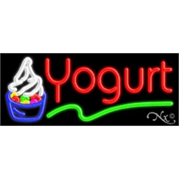 13" x 32" x 3" neon sign, mounted on an unbreakable... from ASI 30442 Above & Beyond Advertising Products / PromoAdLine