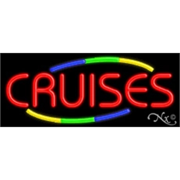 13" x 32" x 3" neon sign, mounted on an unbreakable... from ASI 30442 Above & Beyond Advertising Products / PromoAdLine