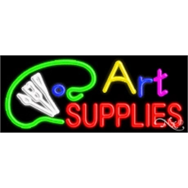 13" x 32" x 3" neon sign, mounted on an unbreakable... from ASI 30442 Above & Beyond Advertising Products / PromoAdLine