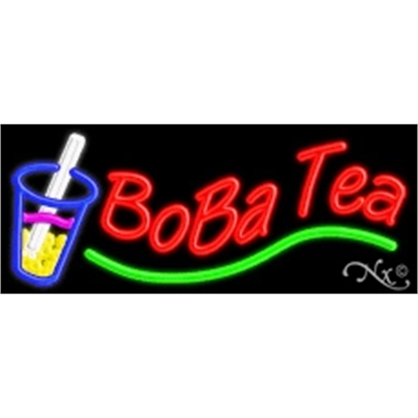 13" x 32" x 3" neon sign, mounted on an unbreakable... from ASI 30442 Above & Beyond Advertising Products / PromoAdLine