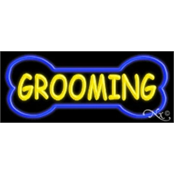 13" x 32" x 3" neon sign, mounted on an unbreakable... from ASI 30442 Above & Beyond Advertising Products / PromoAdLine