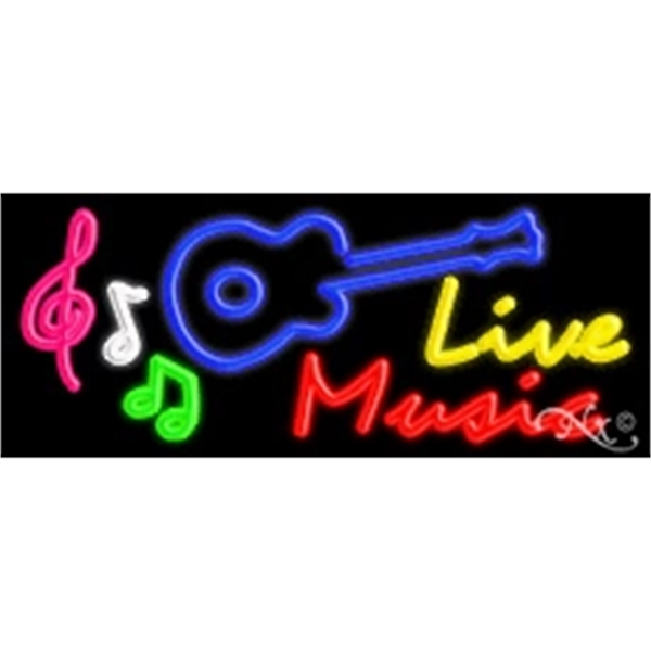 13" x 32" x 3" neon sign, mounted on an unbreakable... from ASI 30442 Above & Beyond Advertising Products / PromoAdLine