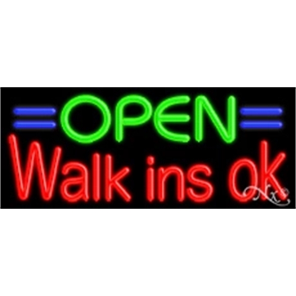 13" x 32" x 3" neon sign, mounted on an unbreakable... from ASI 30442 Above & Beyond Advertising Products / PromoAdLine