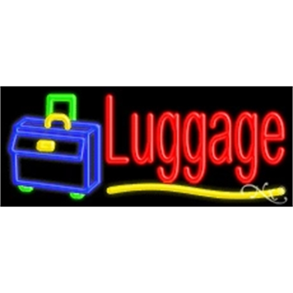 13" x 32" x 3" neon sign, mounted on an unbreakable... from ASI 30442 Above & Beyond Advertising Products / PromoAdLine