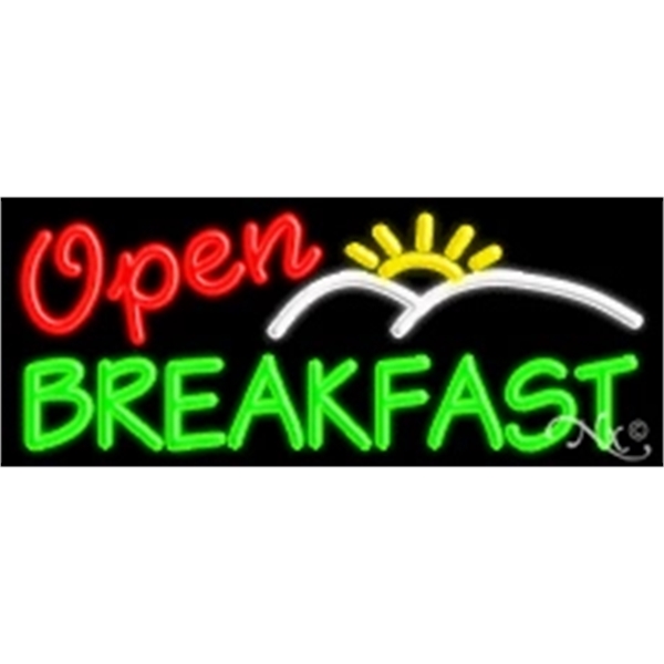 13" x 32" x 3" neon sign, mounted on an unbreakable... from ASI 30442 Above & Beyond Advertising Products / PromoAdLine