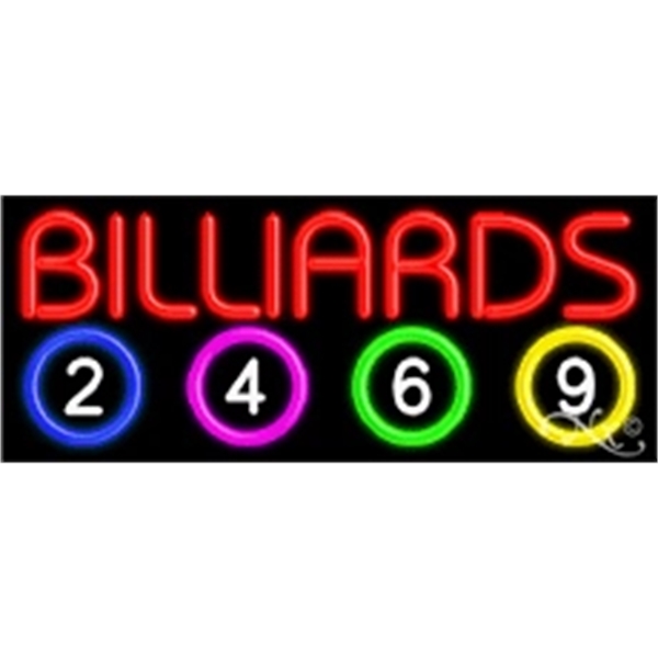 13" x 32" x 3" neon sign, mounted on an unbreakable... from ASI 30442 Above & Beyond Advertising Products / PromoAdLine