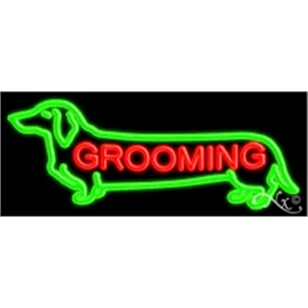 13" x 32" x 3" neon sign, mounted on an unbreakable... from ASI 30442 Above & Beyond Advertising Products / PromoAdLine