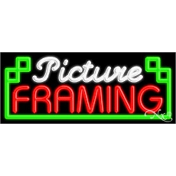 13" x 32" x 3" neon sign, mounted on an unbreakable... from ASI 30442 Above & Beyond Advertising Products / PromoAdLine