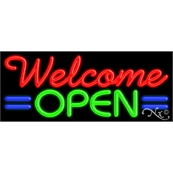 13" x 32" x 3" neon sign, mounted on an unbreakable... from ASI 30442 Above & Beyond Advertising Products / PromoAdLine
