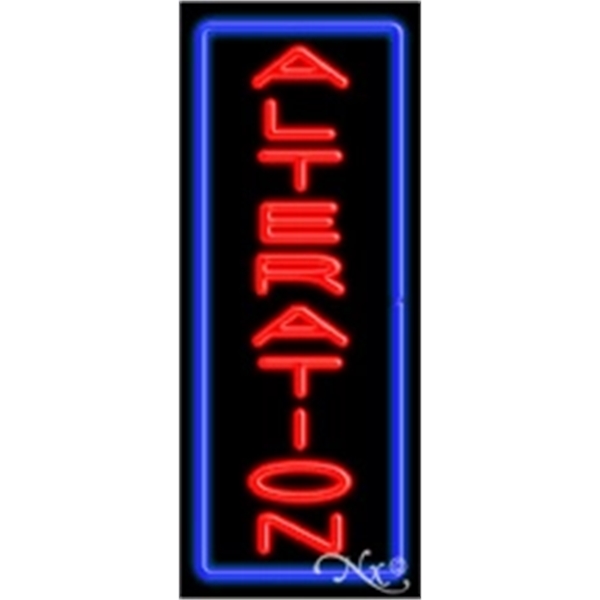 13" x 32" x 3" neon sign, mounted on an unbreakable... from ASI 30442 Above & Beyond Advertising Products / PromoAdLine
