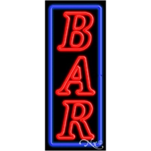 13" x 32" x 3" neon sign, mounted on an unbreakable... from ASI 30442 Above & Beyond Advertising Products / PromoAdLine